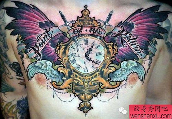 欧美前胸文身欣赏