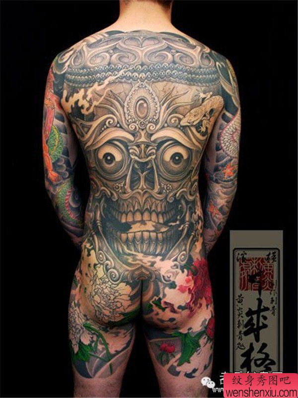 一组嘎巴拉文身作品