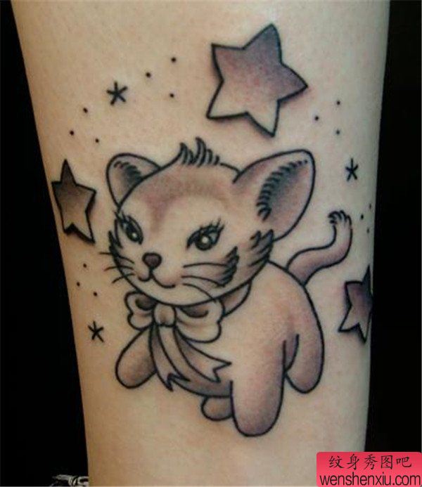 猫咪文身作品