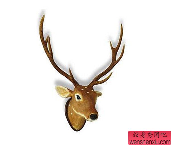 文身秀图吧推荐一组羚羊文身手稿作品