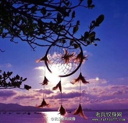 文身秀图吧推荐一组捕梦网文身作品