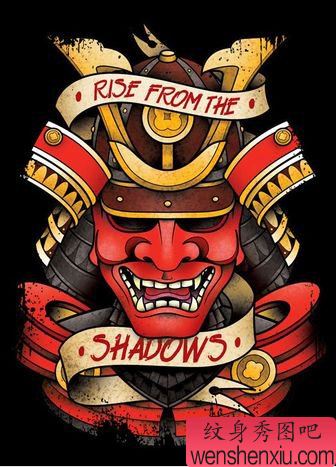 流行很酷的一幅彩色般若纹身手稿