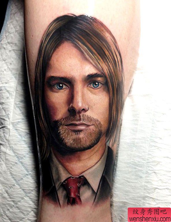 推荐一幅人物肖像纹身图案