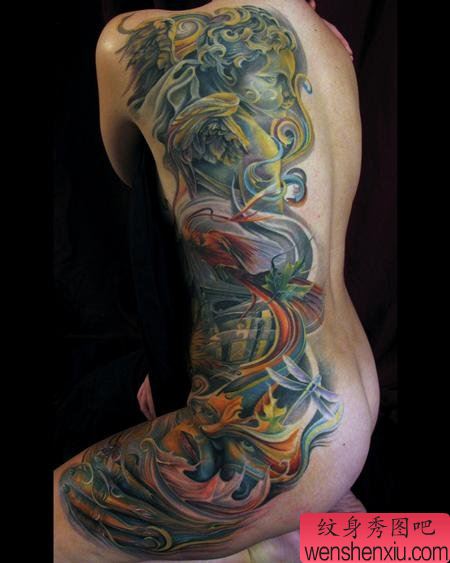侧腰创意文身作品由文身秀图吧分享