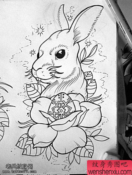 school兔子文身作品由最好的文身馆分享