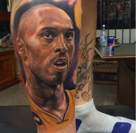 北京凤凰纹身秀图吧作品：人物肖像纹身