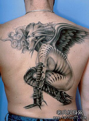 纹身秀图吧推荐一款适合做满背的纹身图案