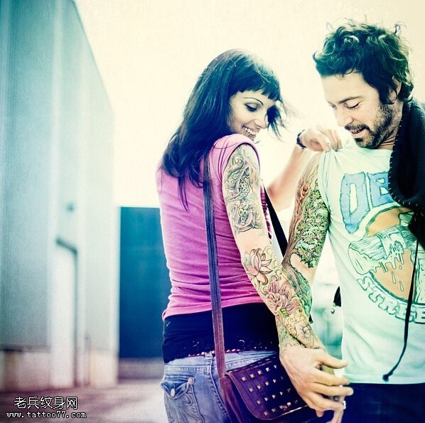 最新一大波情侣纹身图案由纹身秀图吧提供