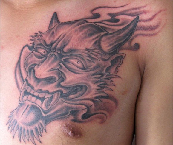 胸部狼头纹身图案-蚌埠纹身秀图吧金禧纹身推荐