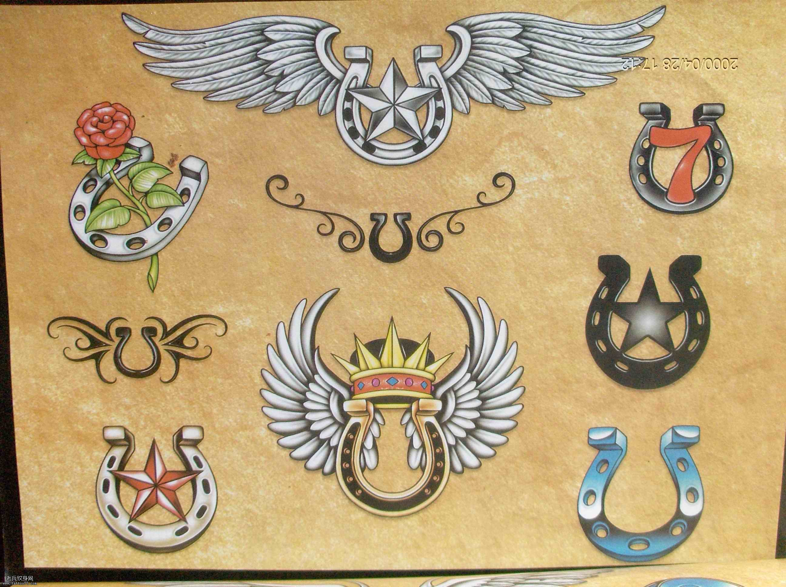 一款梵文纹身图案