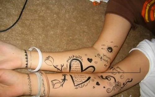 情侣纹身