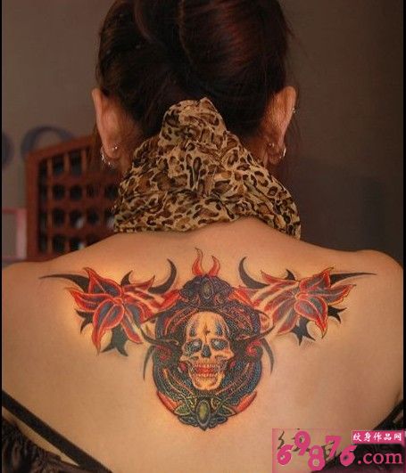 个性骷髅纹身图片