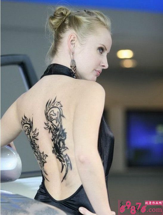 妖艳美女图腾纹身