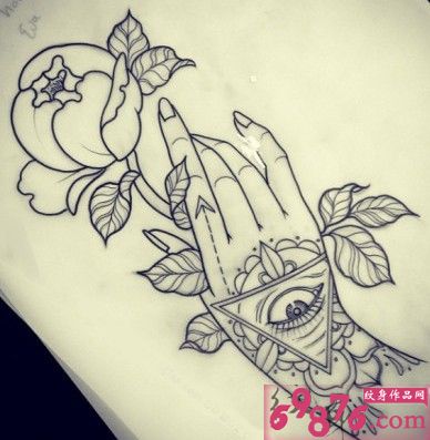 时尚创意设计纹身手稿图片