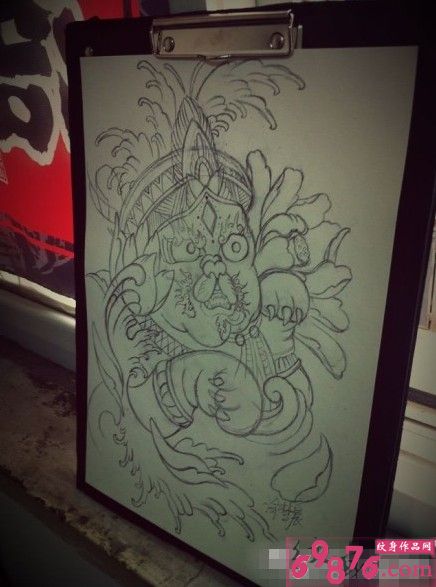 创意搞怪的纹身手稿图片