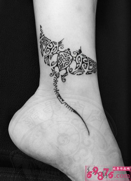 清新毛利小图腾纹身图片