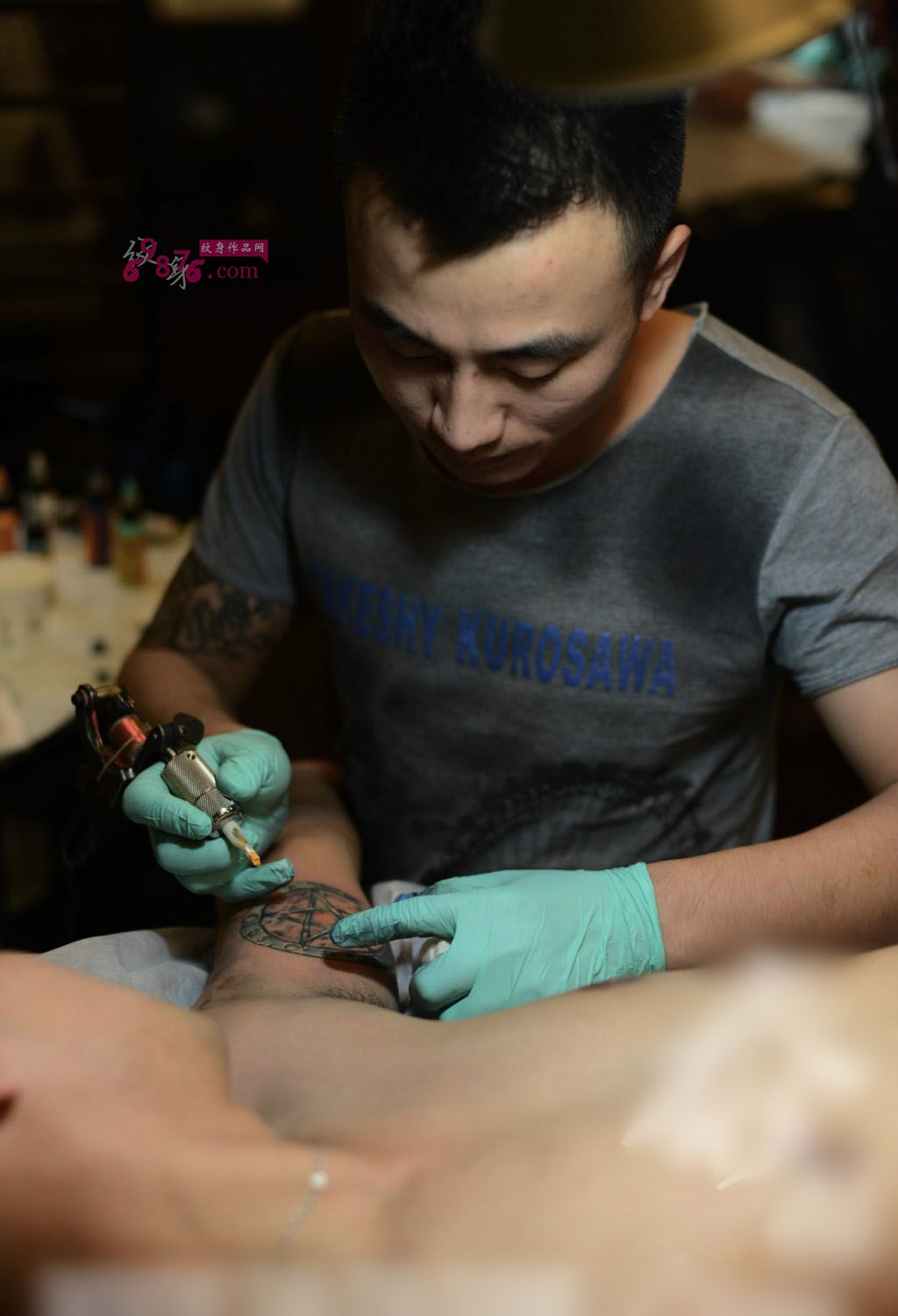 另类封印结界手臂纹身