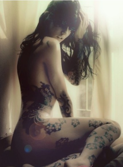 欧美美女性感另类纹身图片