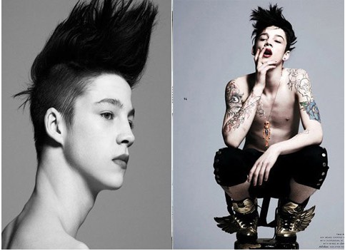 非主流男孩手臂个性超酷纹身图