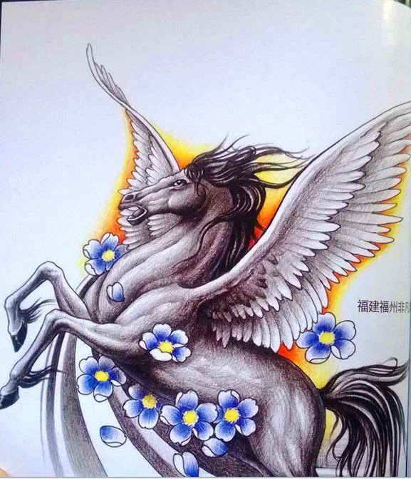 传统年鉴纹身手稿图片