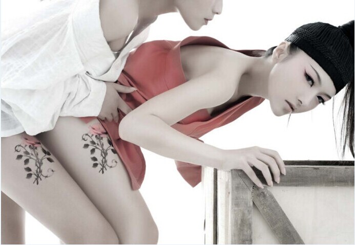 漂亮美丽的双胞胎美女腿部唯美性感的图片