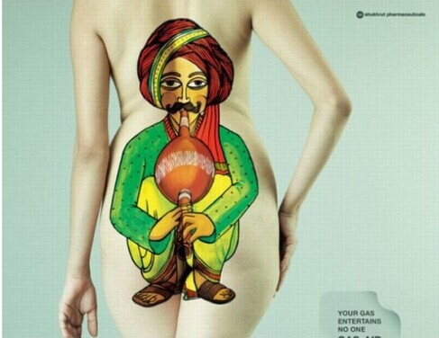 性感女生背部经典好看民族肖像纹身图