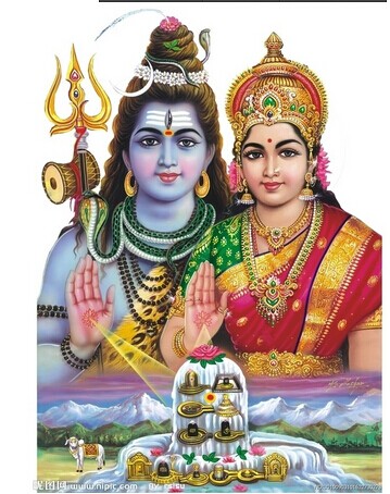 印度漂亮女佛像纹身手稿图图片