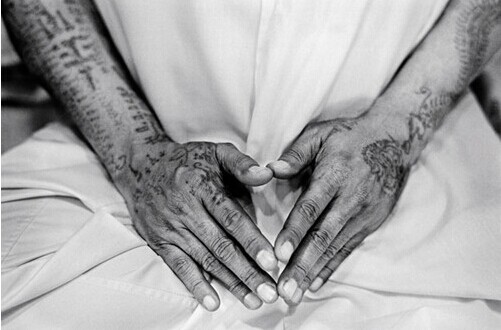 泰国神僧手部经典佛像和佛经宗教纹身图片