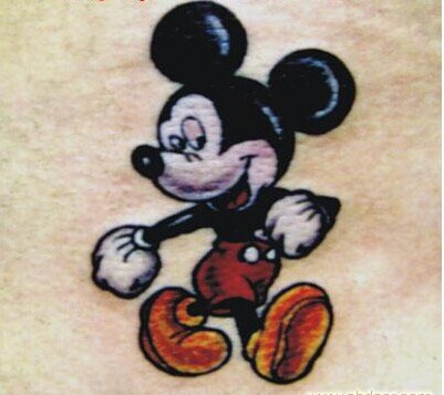 经典可爱米老鼠纹身手稿图图片