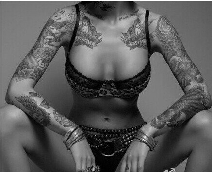 经典性感美女纹身图片