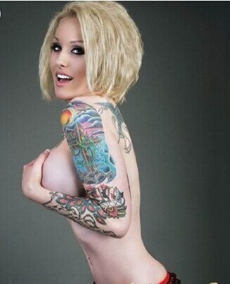 魅惑妖娆的性感美女纹身图片