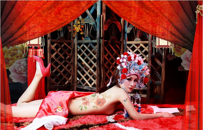 性感美女人体纹身图片 图片