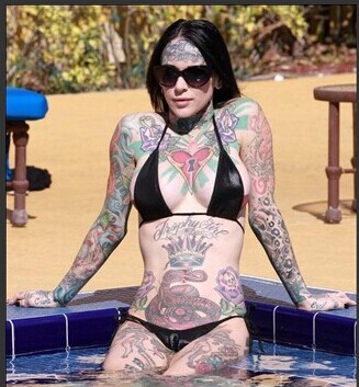 美女诱惑性感纹身图案图片