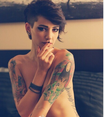 超酷超性感美女手臂纹身图片图片