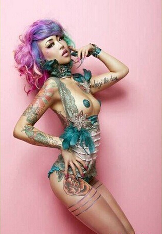 性感火辣妹子纹身图片欣赏