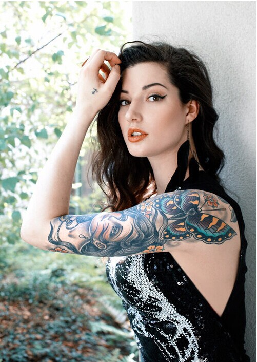 各国美女不同性感纹身图案欣赏图片