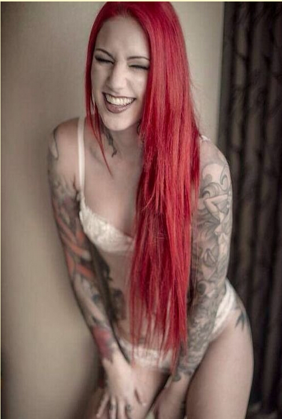 个性时尚女孩好看的双花臂纹身图案