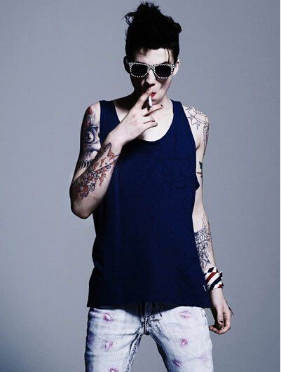 个性时尚潮流欧美风帅哥经典纹身图片