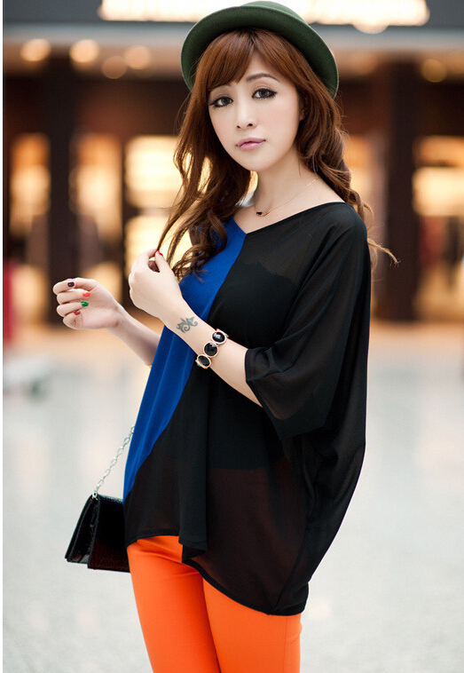 韩版风格嘴唇很厚的艺术小清新美女纹图片