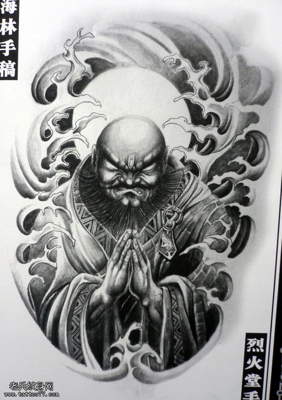 有罗汉纹身图案