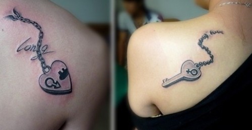 小小的纹身记载大大的爱情