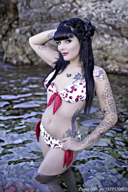 时尚界的新宠 花臂纹身