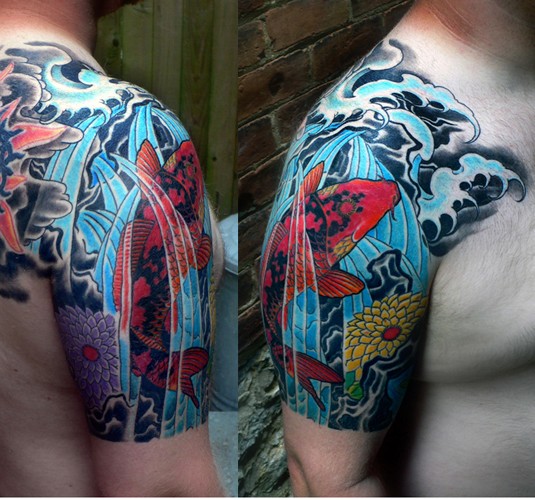 kore-传统作品半甲纹身