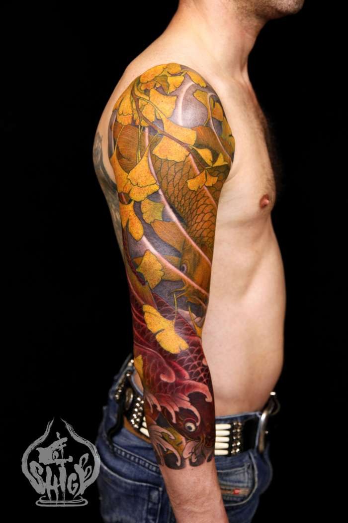 帅气花臂纹身  时尚人士的选择