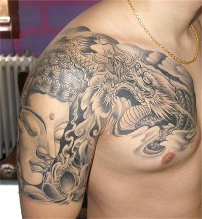 亚洲经典的半甲刺青