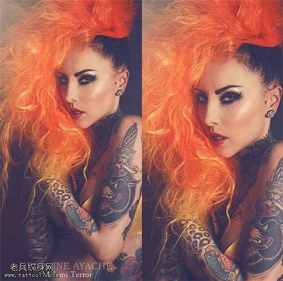 让你知道什么叫顶级的美女纹身！