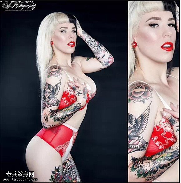 让你知道什么叫顶级的美女纹身！