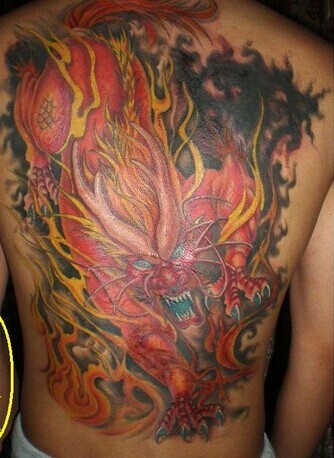 神话故事中的王者 上古麒麟纹身