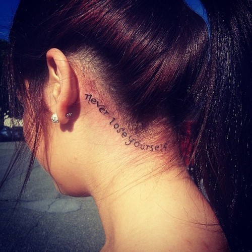 有一种简单好看的纹身叫做小清新纹身