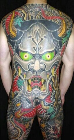 超级漂亮大气的般若纹身